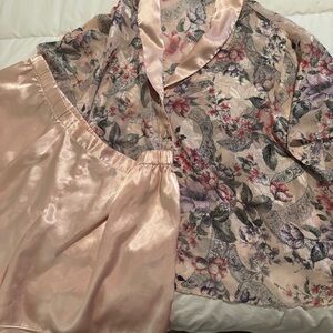 Victoria's Secret Satin Sleepwear with Floral Print